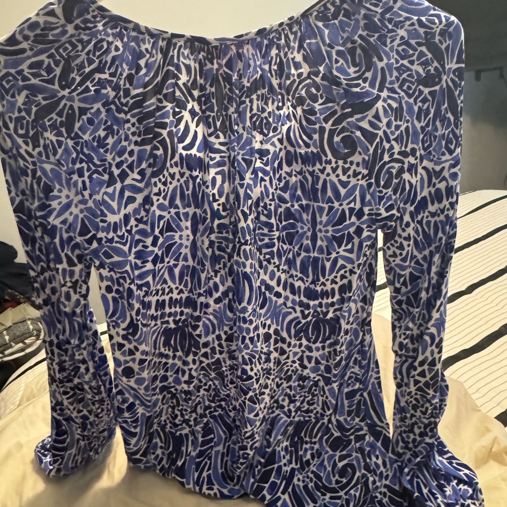Lilly Pulitzer long sleeve blouse